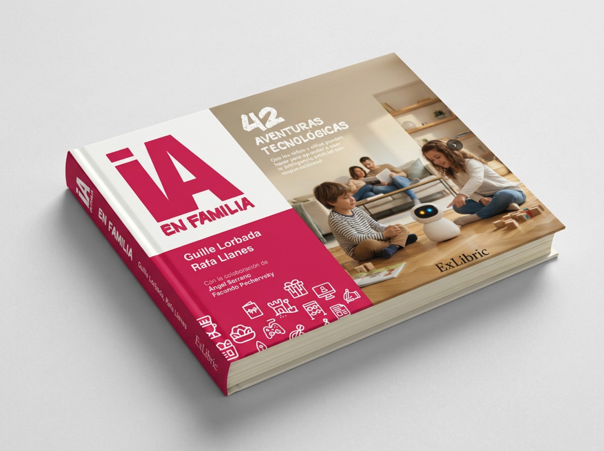 Portada del libro IA en Familia: libro de inteligencia artificial para familias y niños